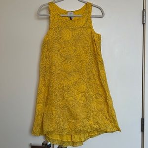 Anthropologie HD yellow sun dress size 6